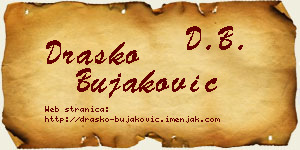 Draško Bujaković vizit kartica